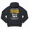4 Cylinder Vintage Black hoodie back product view