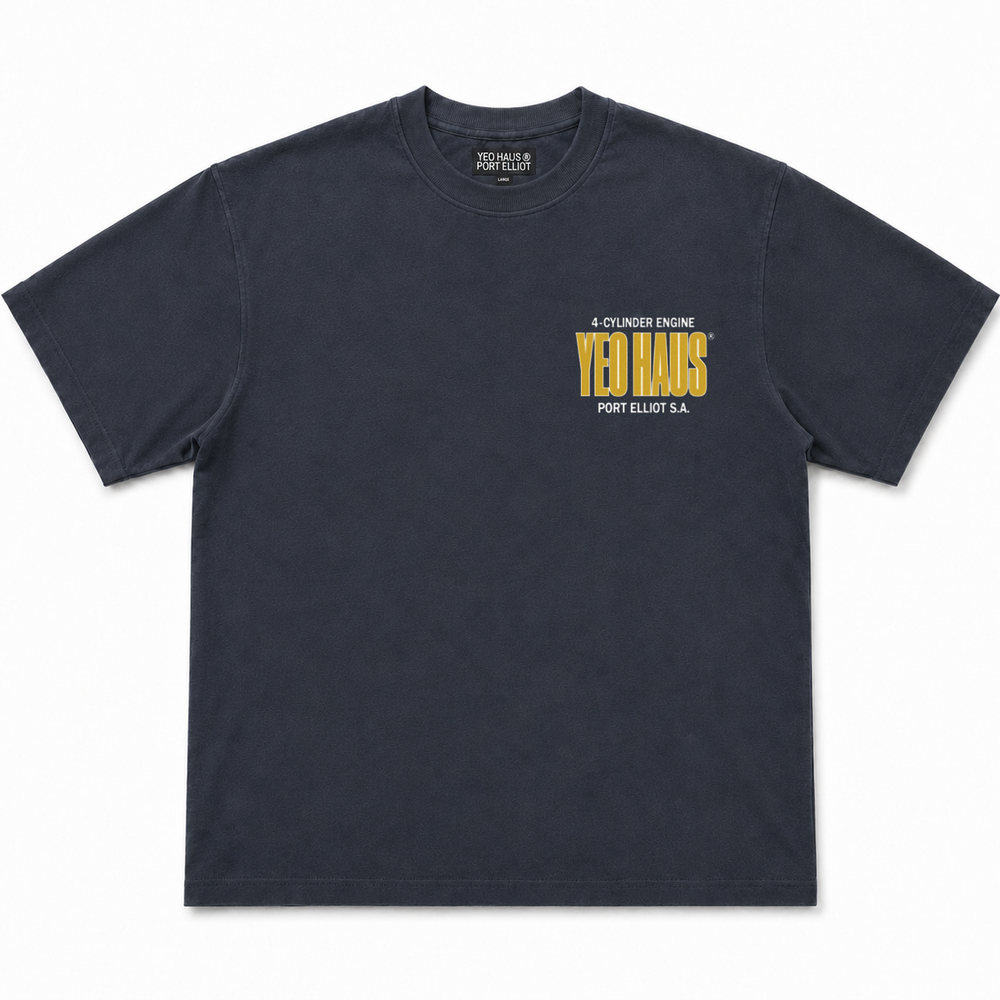 4 Cylinder T-Shirt - Vintage Black