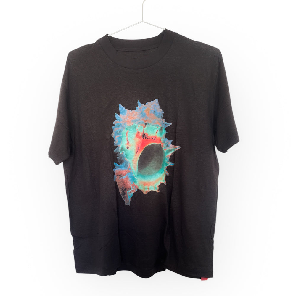 Welcome Rivers Linen Tee 'Glow' Black