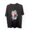 Welcome Rivers Linen Tee 'Glow' Black