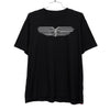 WR Linen CHROME tee - black