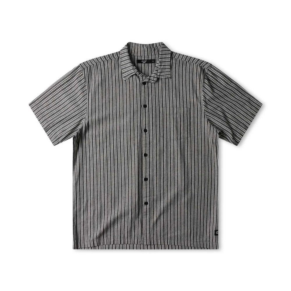Former - Reynolds Stripe SS Shirt Black