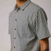 Former - Reynolds Stripe SS Shirt Black