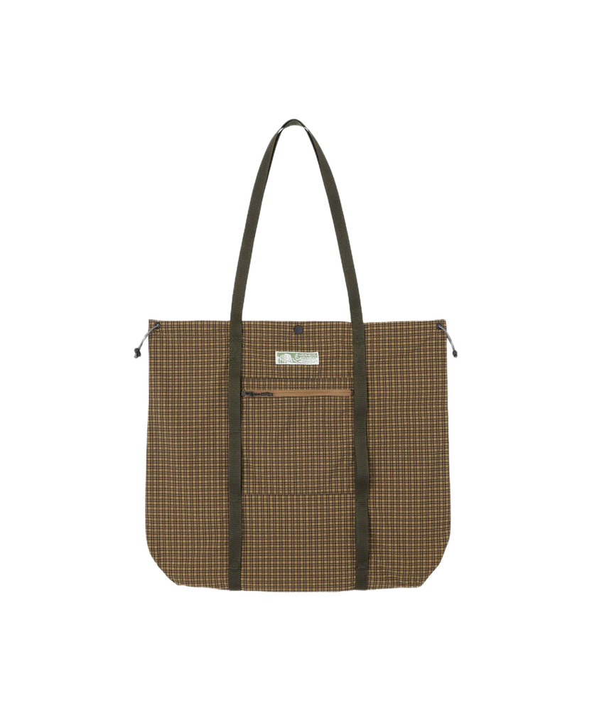 Gramicci - Utility Tote Bag - Brown Check