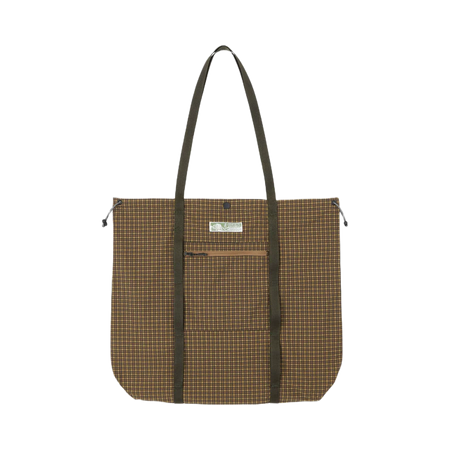 Gramicci - Utility Tote Bag - Brown Check