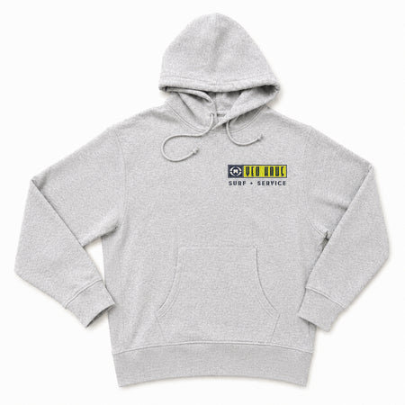 Surf + Service - Hoodie Grey Marle