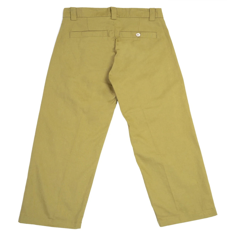 Welcome Rivers - Baggy Twill Trousers Olive