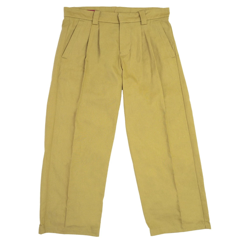 Welcome Rivers - Baggy Twill Trousers Olive