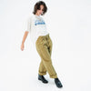Welcome Rivers - Baggy Twill Trousers Olive