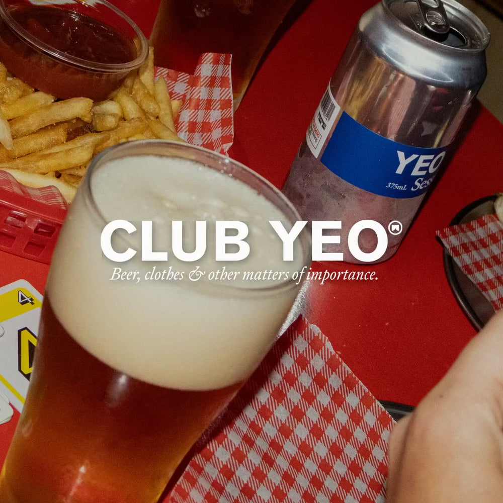 CLUB YEO — beer, burgers and other matters of importance.