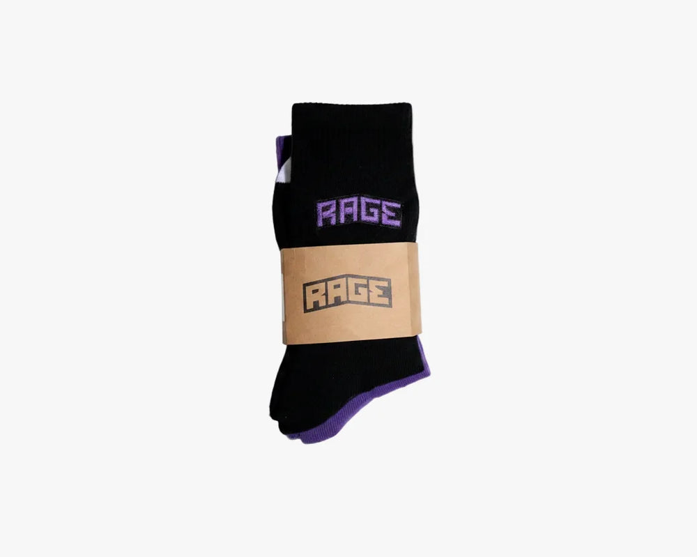 RAGE - Logo Sock - 3 pack