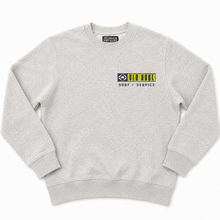 Surf + Service - Sweatshirt Grey Marle