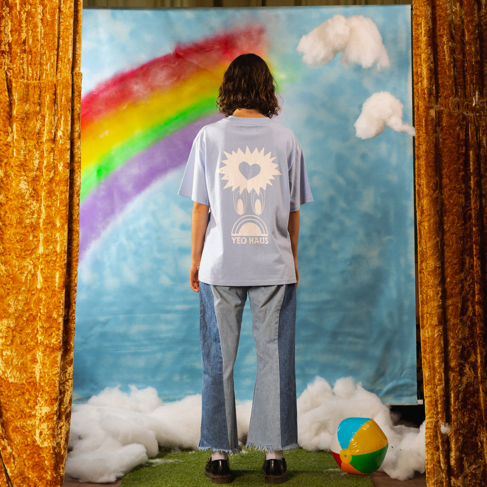 Starburst Tee - Baby Blue