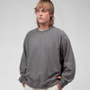 Staple Raglan Crew - Stone Grey