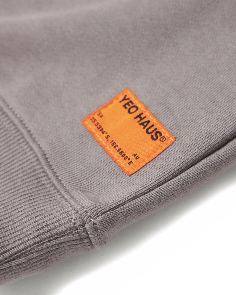 Staple Raglan Crew - Stone Grey