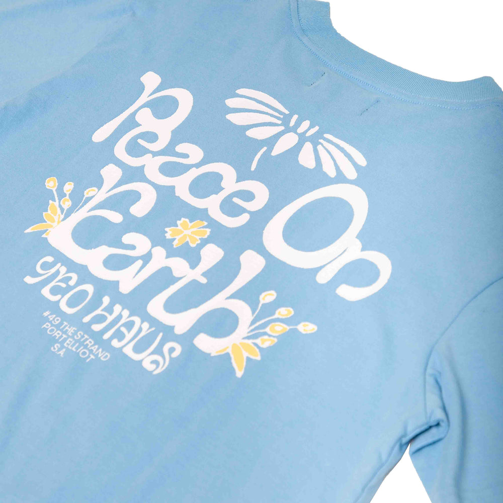 Peace on Earth T-shirt - Blue